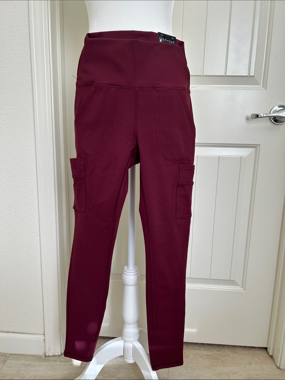 Spyder women Maroon Cargo Joggers